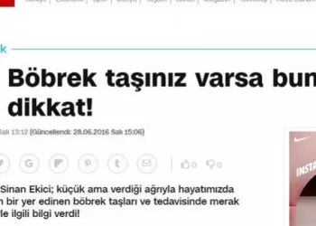 Böbrek Taşınız Varsa Bunlara Dikkat!