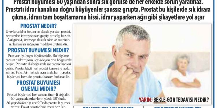 Prostat Nedeni ve Tedavisi – 60’tan Sonra Sık Görülüyor