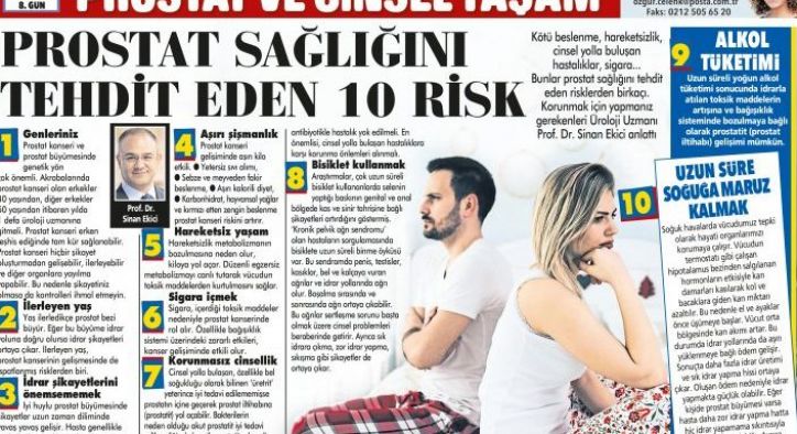 Prostat Sağlığını Tehdit Eden Riskler - Bu 10 Maddeye Dikkat!