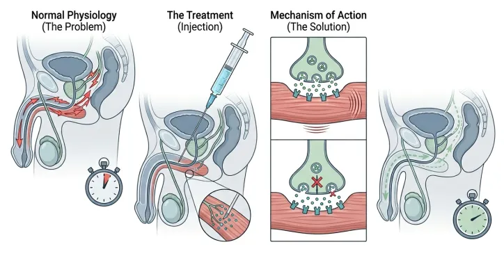 Erken Boşalma Tedavisinde Modern Yöntemler: Botoks, Dolgu & Pelvik Taban Fizyoterapisi